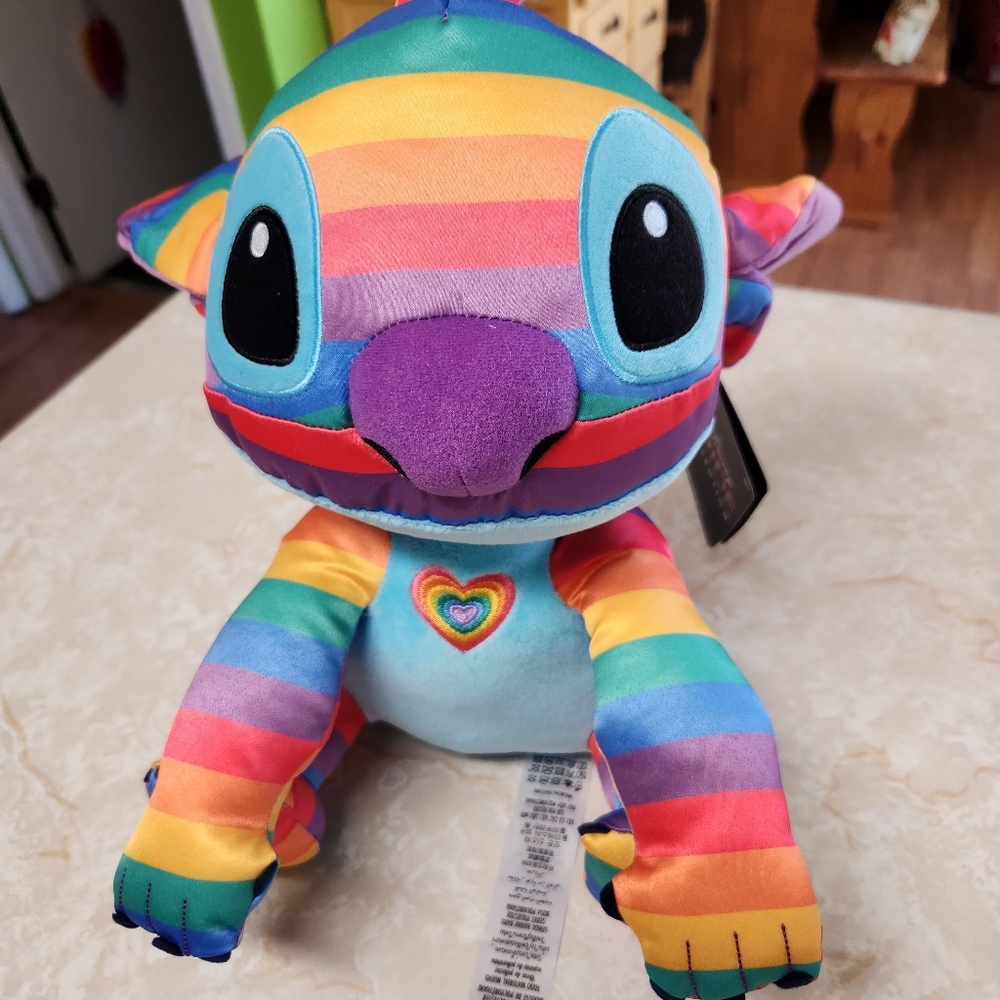 Disney Stitch Pride Plush Stuffed Animal New